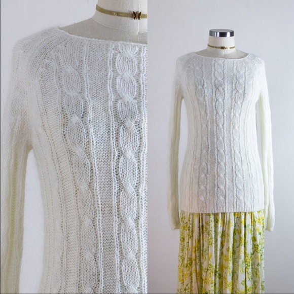 J. Crew Sweaters - 🌼 j crew sweet ivory mohair sweater